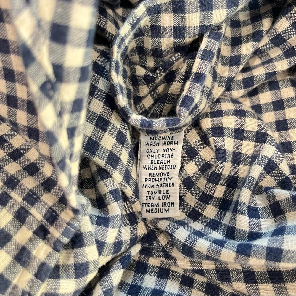 Polo Ralph Lauren Blue Gingham Cotton Button Down Blake Shirt XL‎